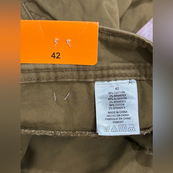 NEW UNIONBAY Mens Midweight Flex Waist Cargo Shorts Chestnut, 42 NWT - Picture 14 of 16